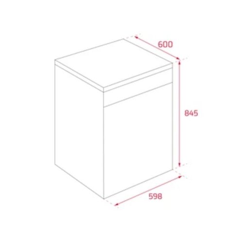 Kích thước máy rửa chén TEKA DFS 76850 SS 114260012